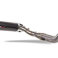 Pot echappement compatible avec Yamaha Mt-09 2014-2020, M3 Poppy , Pot d'échappement complet racing, compris de collecteur et db killer amovible, sans homologation 
