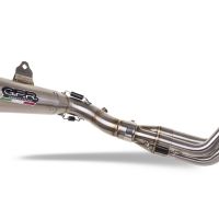 Pot echappement compatible avec Triumph Trident 660 2021-2024, Powercone Evo, Homologué et légal, système d'échappement complet avec catalyseur et db killer amovible 
