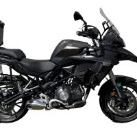 Top case en aluminium, couleur noire avec plaque spécifique incluse Top-case GPR TECH compatible avec  Benelli Trk 502 2017/2020 e4
