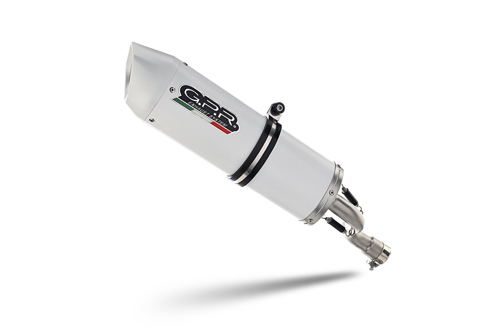 Pot echappement compatible avec Ktm Rc 125 2014-2016, Albus Ceramic, Échappement légal, homologué,silencieux avec db killer amovible et tuyau de liaison spécifique 
