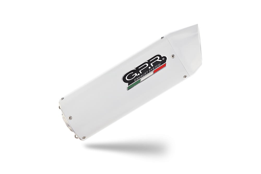 Pot echappement compatible avec Bmw F 800 R 2015-2016, Albus Ceramic, Échappement légal, homologué,silencieux avec db killer amovible et tuyau de liaison spécifique 