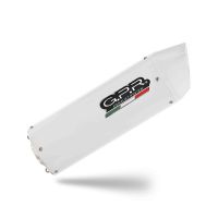 Pot echappement compatible avec Bmw F 800 R 2015-2016, Albus Ceramic, Échappement légal, homologué,silencieux avec db killer amovible et tuyau de liaison spécifique 