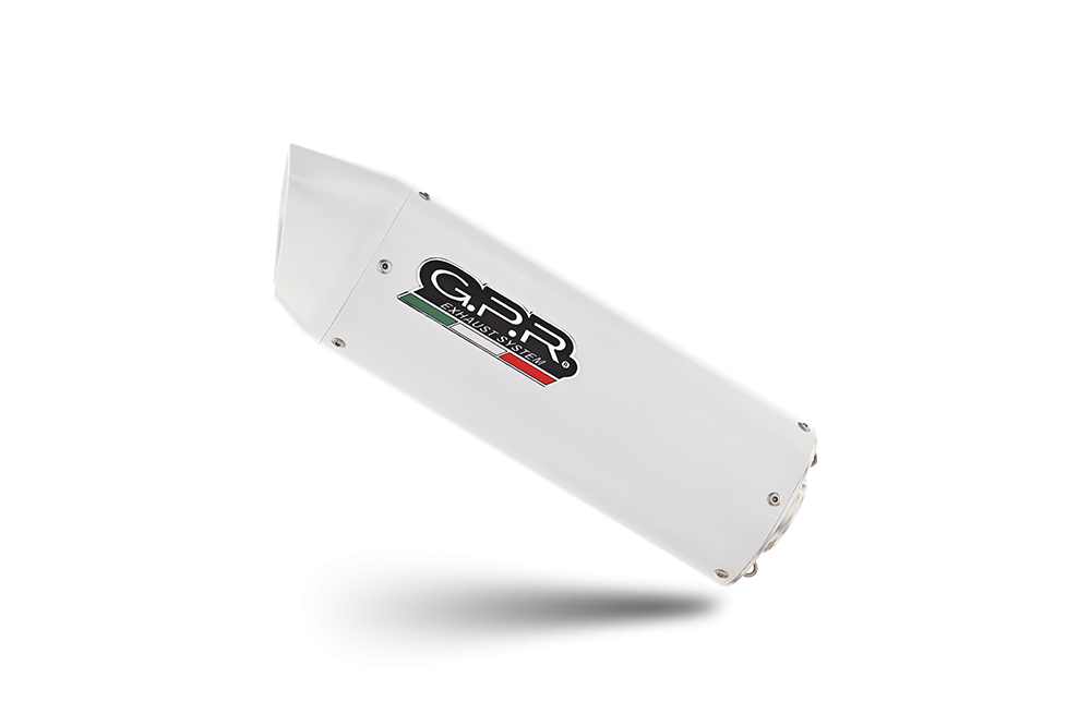 Pot echappement compatible avec Husqvarna Supermoto 701 2021-2024, Albus Ceramic, Pot echappement racing,silencieux avec db killer et des tuyaux de liaison sans homologation 