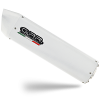 Pot echappement compatible avec Honda Crf 250 L 2013-2016, Albus Ceramic, Pot échappement complet, non légal pour les pays de l'UE, avec db killer amovible 