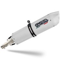 Pot echappement compatible avec Bmw F 700 Gs 2011-2015, Albus Ceramic, Échappement légal, homologué,silencieux avec db killer amovible et tuyau de liaison spécifique 