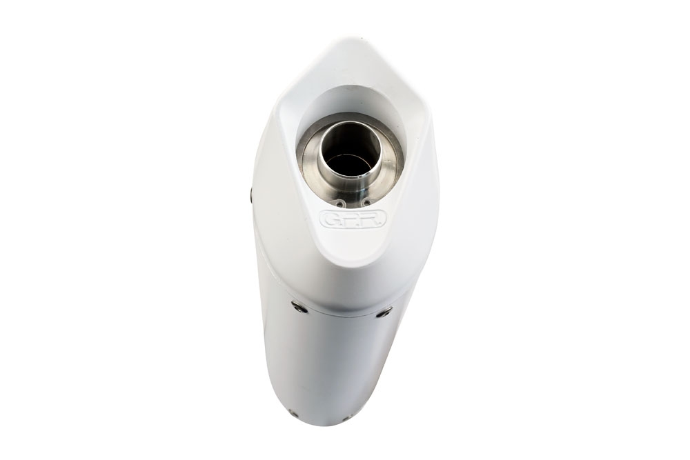 Pot echappement compatible avec Kawasaki Versys 650 2006-2014, Albus Ceramic, Échappement légal, homologué,silencieux avec db killer amovible et tuyau de liaison spécifique 