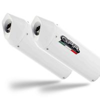 Pot echappement compatible avec Bmw K 1600 Gt 2010-2016, Albus Ceramic, Paire de pot d'échappement homologuées, livrées avec db killer amovible et raccords spécifiques 