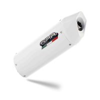 Pot echappement compatible avec Bmw F 800 R 2015-2016, Albus Ceramic, Échappement légal, homologué,silencieux avec db killer amovible et tuyau de liaison spécifique 