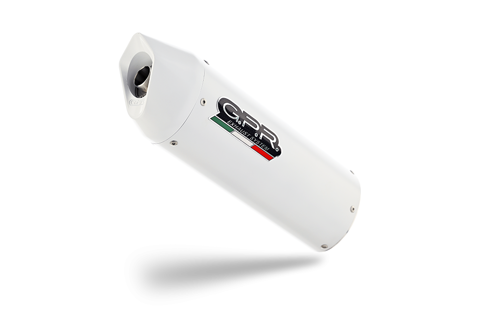 Pot echappement compatible avec Honda Crf 250 L 2013-2016, Albus Ceramic, Pot échappement complet, non légal pour les pays de l'UE, avec db killer amovible 