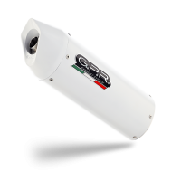 Pot echappement compatible avec Honda Crf 250 L 2013-2016, Albus Ceramic, Pot échappement complet, non légal pour les pays de l'UE, avec db killer amovible 