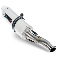 Pot echappement compatible avec Honda Crf 250 L 2013-2016, Albus Ceramic, Pot échappement complet, non légal pour les pays de l'UE, avec db killer amovible 