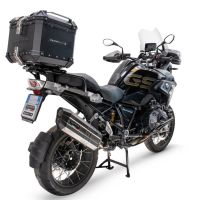 Top case en aluminium, couleur noire avec plaque spécifique incluse Top-case GPR TECH compatible avec  Bmw R 1200 Gs 2017/2018 e4