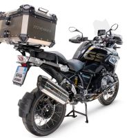 GPR TECH TOP CASE ALPI-TECH 55 LT.  Top case en Titane, couleur naturel avec plaque universelle incluse Capacité Litres 55