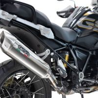 Pot echappement compatible avec Bmw R 1250 Gs -Adventure 2021-2024, Furore-X Acciaio Inox, Échappement légal, homologué,silencieux avec db killer amovible et tuyau de liaison spécifique 