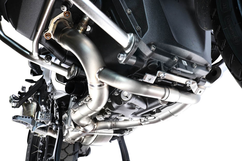 GPR pot echappement compatible avec  Bmw R 1300 GS 2024-2026, Decatalizzatore Full Titanium, Suppresseur de cataliseu, décatalyseurr, article sans homologation 