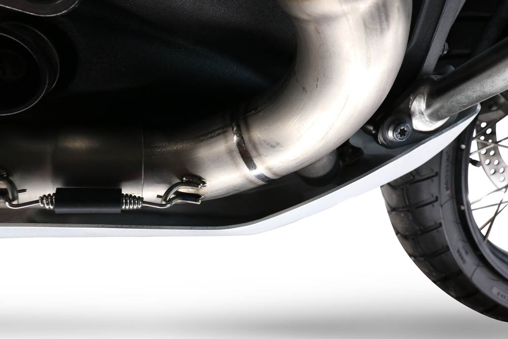 GPR pot echappement compatible avec  Bmw R 1300 GS 2024-2026, Decatalizzatore Full Titanium, Suppresseur de cataliseu, décatalyseurr, article sans homologation 