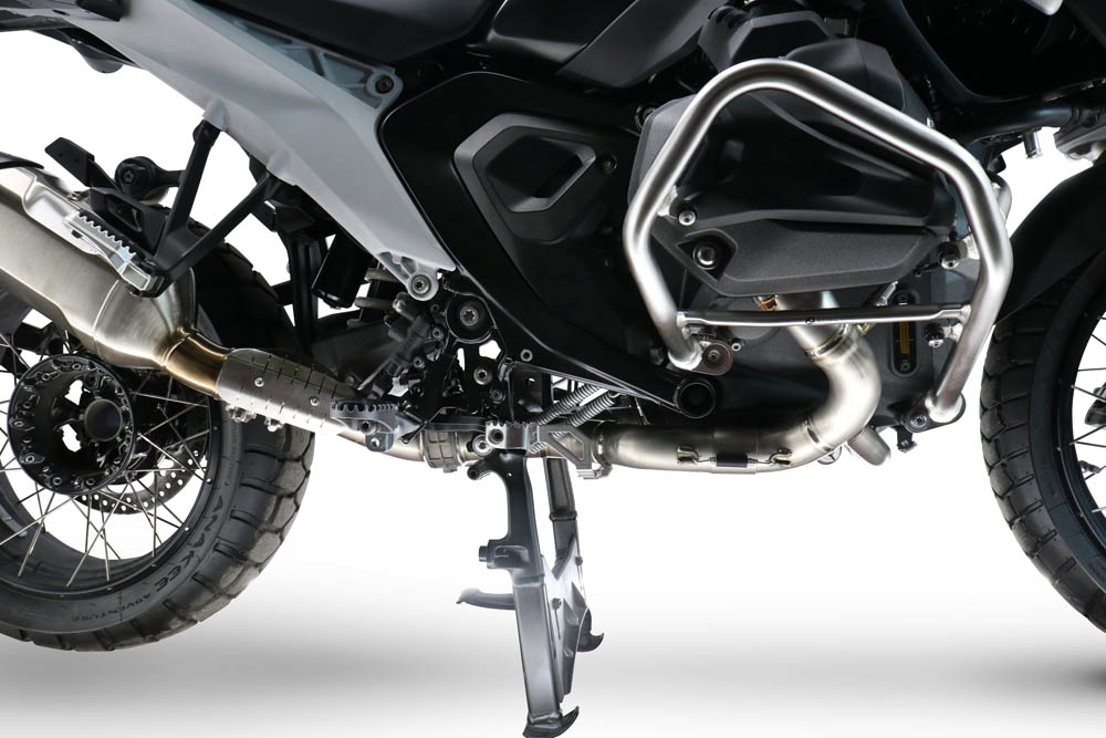 GPR pot echappement compatible avec  Bmw R 1300 GS 2024-2026, Decatalizzatore Full Titanium, Suppresseur de cataliseu, décatalyseurr, article sans homologation 