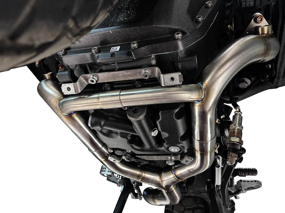GPR pot echappement compatible avec  Bmw R 1300 GS 2024-2026, Decatalizzatore Inox, Suppresseur de cataliseu, décatalyseurr en titane, article sans homologation 