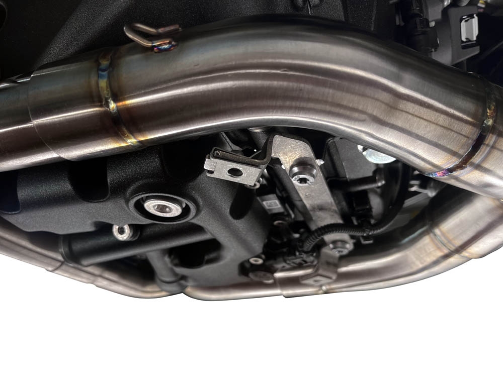 GPR pot echappement compatible avec  Bmw R 1300 GS 2024-2026, Decatalizzatore Inox, Suppresseur de cataliseu, décatalyseurr en titane, article sans homologation 