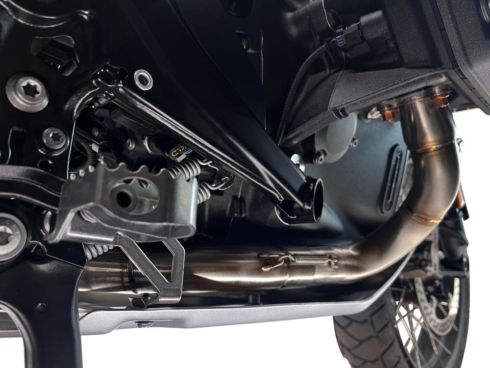 GPR pot echappement compatible avec  Bmw R 1300 GS 2024-2026, Decatalizzatore Inox, Suppresseur de cataliseu, décatalyseurr en titane, article sans homologation 