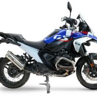 GPR pot echappement compatible avec  Bmw R 1300 R / RS 2025-2026, Dual Inox, Échappement légal, homologué,silencieux avec db killer amovible et tuyau de liaison spécifique 