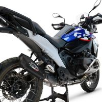 GPR pot echappement compatible avec  Bmw R 1300 GS 2024-2026, GP-Revo Black Titanium, Échappement légal, homologué,silencieux avec db killer amovible et tuyau de liaison spécifique 