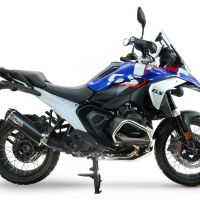 GPR pot echappement compatible avec  Bmw R 1300 R / RS 2025-2026, Hyper Dual Black Titanium, Échappement légal, homologué,silencieux avec db killer amovible et tuyau de liaison spécifique 