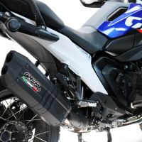 GPR pot echappement compatible avec  Bmw R 1300 R / RS 2025-2026, Hyper Sonic Black Titanium, Échappement légal, homologué,silencieux avec db killer amovible et tuyau de liaison spécifique 