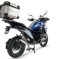  Bmw R 1300 GS 2024/2026 Top case en Titane, couleur naturel  avec plaque spécifique incluse Capacité Litres 55