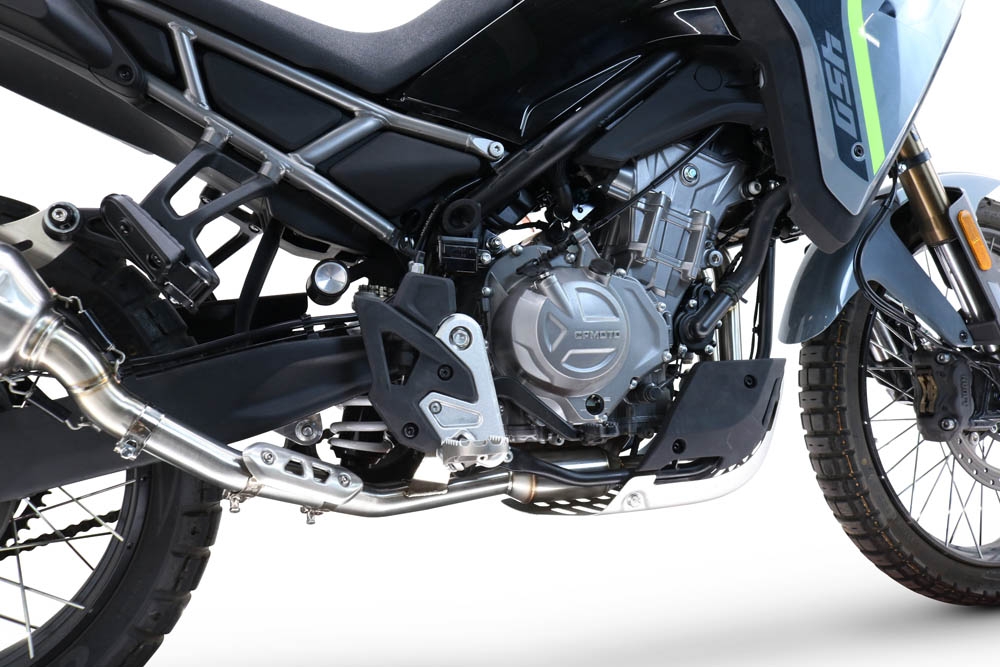GPR pot echappement compatible avec  Cf Moto 450 MT 2024-2024, Decatalizzatore, Suppresseur de cataliseu, décatalyseurr, article sans homologation 