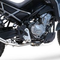 GPR pot echappement compatible avec  Cf Moto 450 MT 2024-2024, Decatalizzatore, Suppresseur de cataliseu, décatalyseurr, article sans homologation 