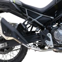 GPR pot echappement compatible avec  Cf Moto 450 MT 2024-2024, Decatalizzatore, Suppresseur de cataliseu, décatalyseurr, article sans homologation 