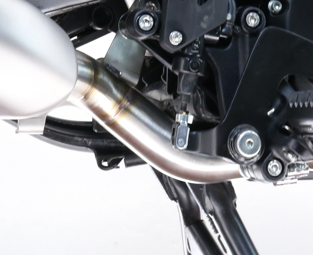 Pot echappement compatible avec Royal Enfield Himalayan 450 2024-2025, Cut-Box Racing, Éliminateur de boîte coupée 