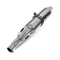 Pot echappement compatible avec Access Baja 300 2005-2021, Deeptone Atv, Homologué et légal, système d'échappement complet, avec db killer amovible 