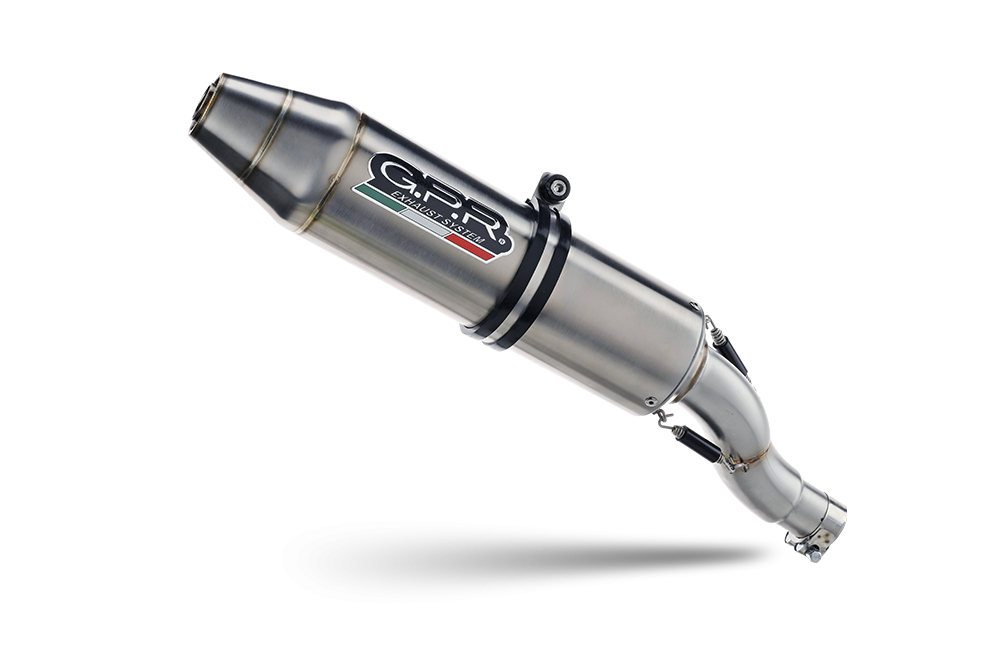 Pot echappement compatible avec Polaris Trail Blazer 330 2003-2008, Deeptone Atv, Homologué et légal, système d'échappement complet, avec db killer amovible 