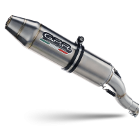 Pot echappement compatible avec Kawasaki KVF 750 2005-2011, Deeptone Atv, Homologué et légal, système d'échappement complet, avec db killer amovible 