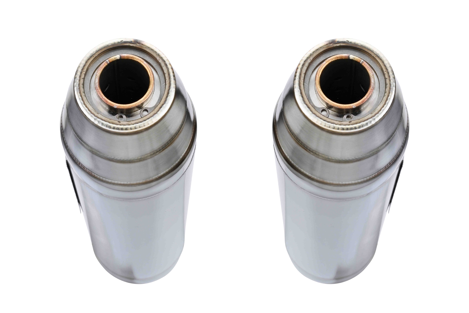 Pot echappement compatible avec Ducati Monster S2R 2004-2007, Deeptone Inox, Paire de pot d'échappement homologuées, livrées avec db killer amovible et raccords spécifiques 
