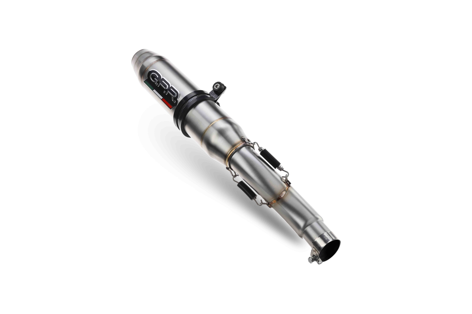 Pot echappement compatible avec Ktm Adventure 890 2025-2026, Deeptone Inox, Pot échappement racing, avec les tuyaux de liaison, article sans homologation 