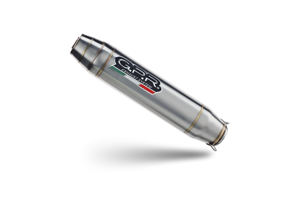 Pot echappement compatible avec Honda Cbr 250 R 2010-2014, Deeptone Inox, Échappement légal, homologué,silencieux avec db killer amovible et tuyau de liaison spécifique 