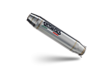 Pot echappement compatible avec Tuning TUNING 1980-2021, Deeptone Inox, Silencieux racing à adapter au collecteur d'origine, livré avec db killer amovible 