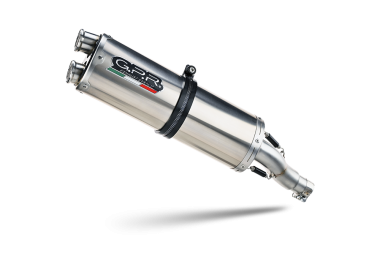 Pot echappement compatible avec Yamaha Tenere 700 2019-2020, Dual Inox, Échappement légal, homologué,silencieux avec db killer amovible et tuyau de liaison spécifique 