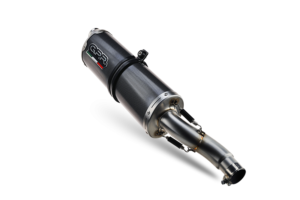 Pot echappement compatible avec Bmw R 1250 R -Rs 2021-2024, Dual Poppy, Échappement légal, homologué,silencieux avec db killer amovible et tuyau de liaison spécifique 