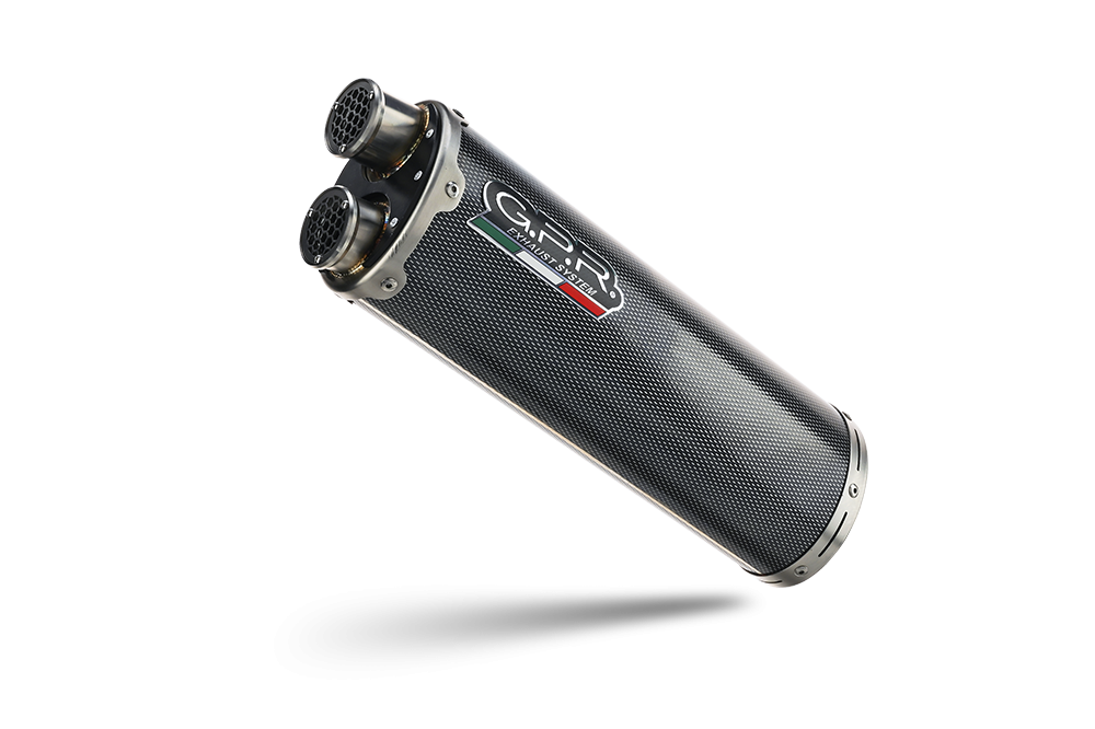 Pot echappement compatible avec Bmw R 1250 R -Rs 2021-2024, Dual Poppy, Échappement légal, homologué,silencieux avec db killer amovible et tuyau de liaison spécifique 