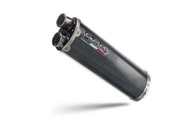 Pot echappement compatible avec Yamaha Tenere 700 2019-2020, Dual Poppy, Échappement légal, homologué,silencieux avec db killer amovible et tuyau de liaison spécifique 
