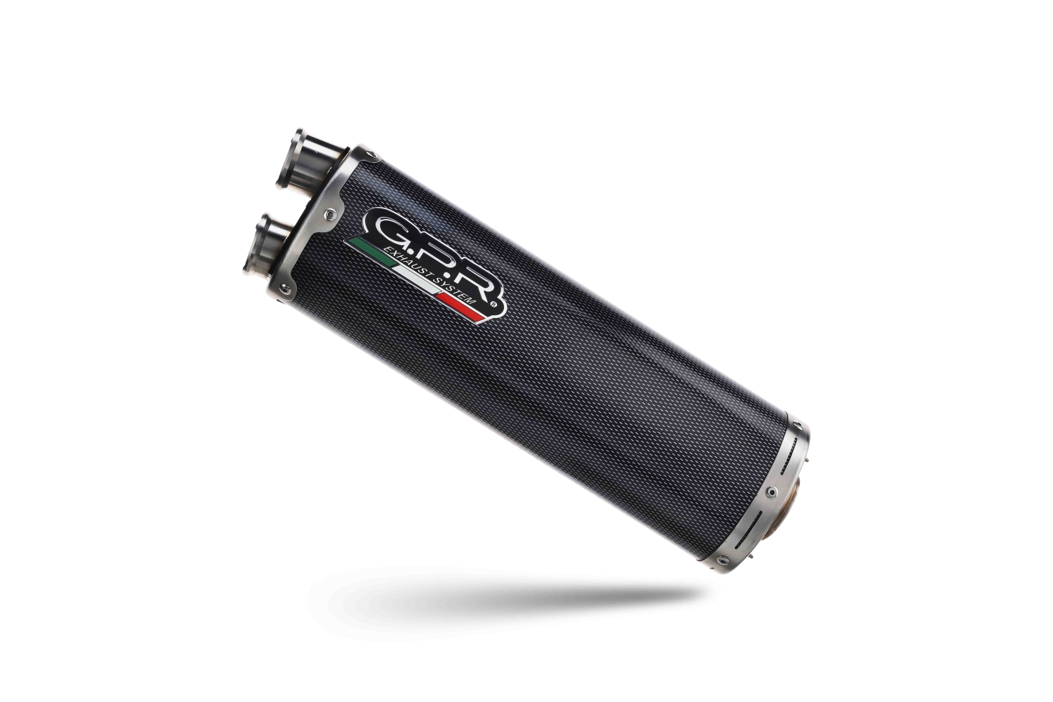 Pot echappement compatible avec Bmw G 310 Gs 2017-2021, Dual Poppy, Homologué et légal, système d'échappement complet avec catalyseur et db killer amovible 