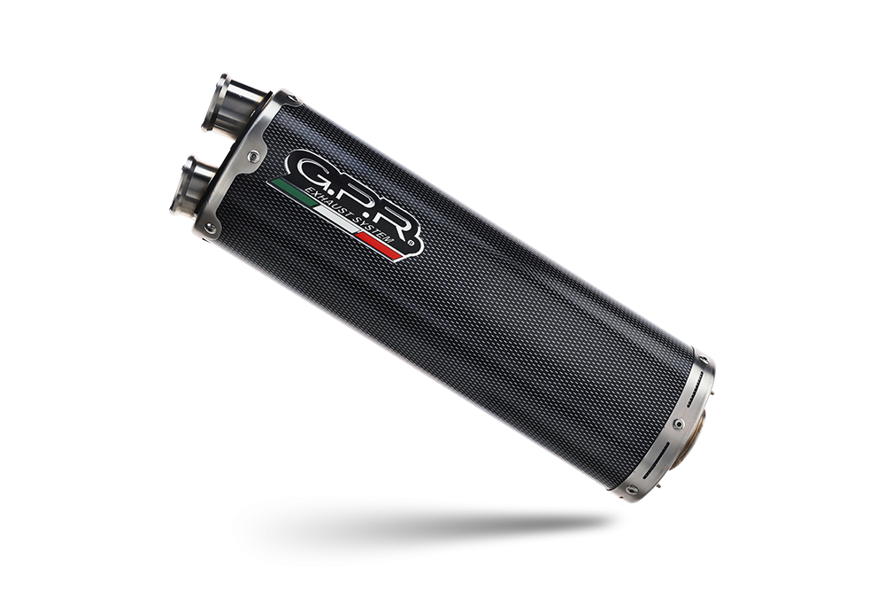 Pot echappement compatible avec Bmw R 1250 R -Rs 2021-2024, Dual Poppy, Échappement légal, homologué,silencieux avec db killer amovible et tuyau de liaison spécifique 