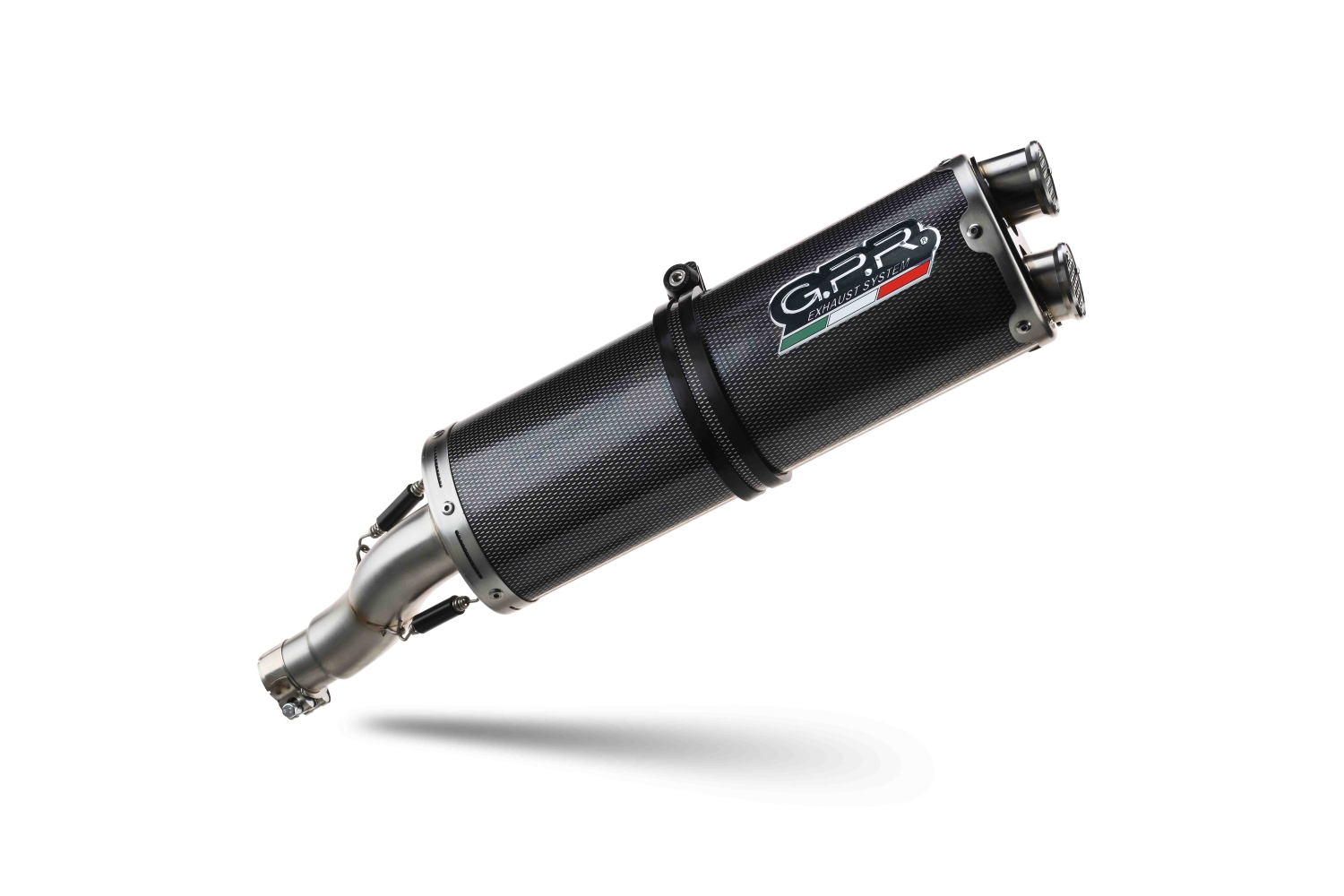 Pot echappement compatible avec Voge 650DSX 2021-2024, Dual Poppy, Échappement légal, homologué,silencieux avec catalyseur, db killer amovible et tuyau de liaison spécifique 