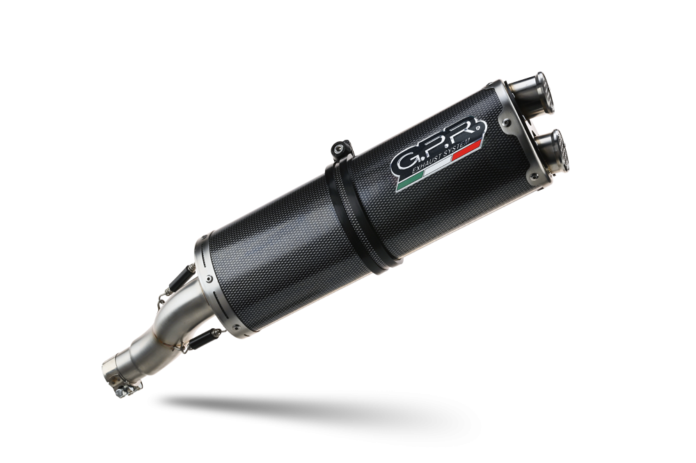 Pot echappement compatible avec Voge 650DSX 2021-2024, Dual Poppy, Échappement légal, homologué,silencieux avec catalyseur, db killer amovible et tuyau de liaison spécifique 