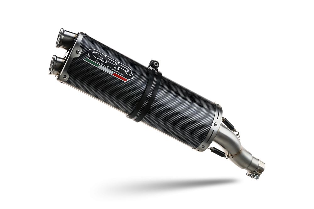 Pot echappement compatible avec Bmw R 1250 R -Rs 2021-2024, Dual Poppy, Échappement légal, homologué,silencieux avec db killer amovible et tuyau de liaison spécifique 
