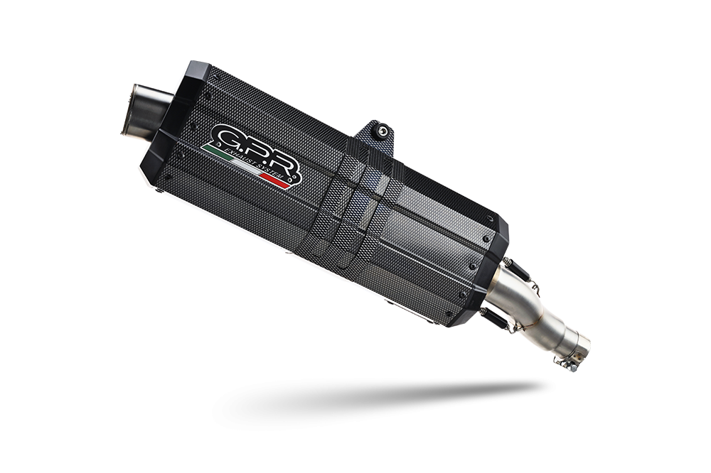 Pot echappement compatible avec Ktm LC 8 Super Adventure 1290 R 2021-2024, Sonic Poppy, Échappement légal, homologué,silencieux avec db killer amovible et tuyau de liaison spécifique 